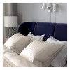 IKEA TUFJORD М'який каркас ліжка Tallmyra чорно-синій 140х200 см (805.724.96) - зображення 6