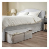 IKEA RAMNEFJALL Каркас ліжка м'який, Кловста сіро-білий/ЛурОй, 140х200 см (695.602.30) - зображення 5