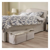 IKEA RAMNEFJALL Каркас ліжка з оббивкою, Kilanda світло-бежевий/LurOy, 140x200 см (195.601.57) - зображення 6