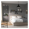 IKEA RAMNEFJALL Каркас ліжка з оббивкою, Kilanda світло-бежевий/LurOy, 140x200 см (195.601.57) - зображення 8