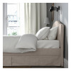 IKEA RAMNEFJALL Каркас ліжка з оббивкою, Kilanda світло-бежевий/LurOy, 140x200 см (195.601.57) - зображення 10