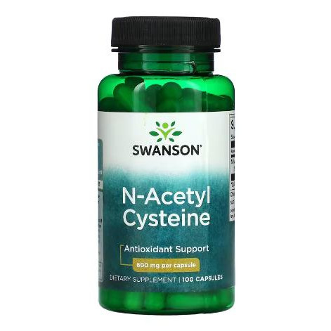 Swanson NAC N-Acetyl Cysteine 600 mg 100 Caps - зображення 1