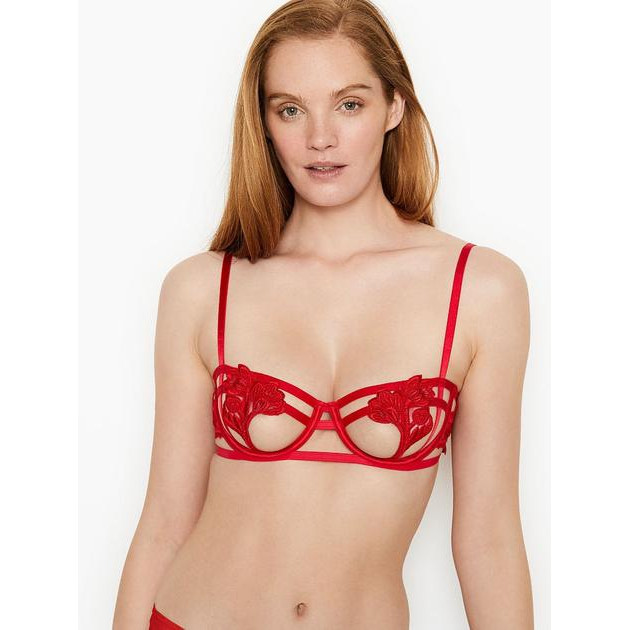 Victoria's Secret Еротичний бюстгальтер  465311151 32D Червоний (1159806859) (1159806859) - зображення 1