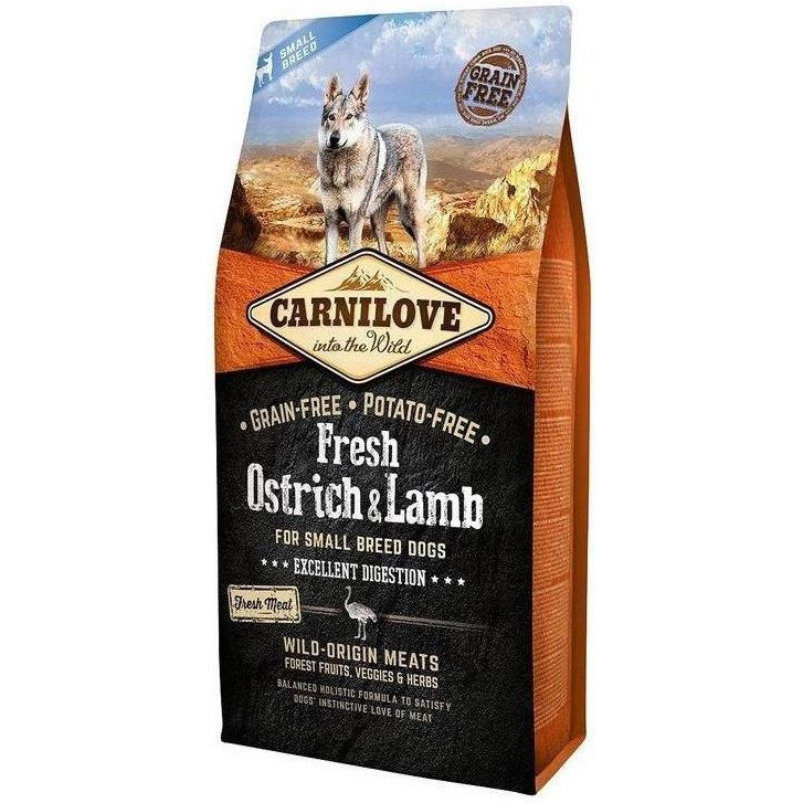 Carnilove Fresh Ostrich & Lamb Small Breed - зображення 1