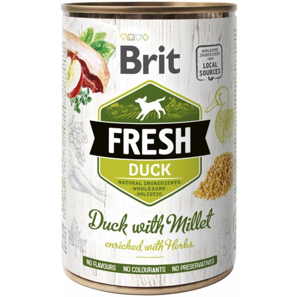 Brit Fresh Duck Millet 400 г 100160//3909 - зображення 1