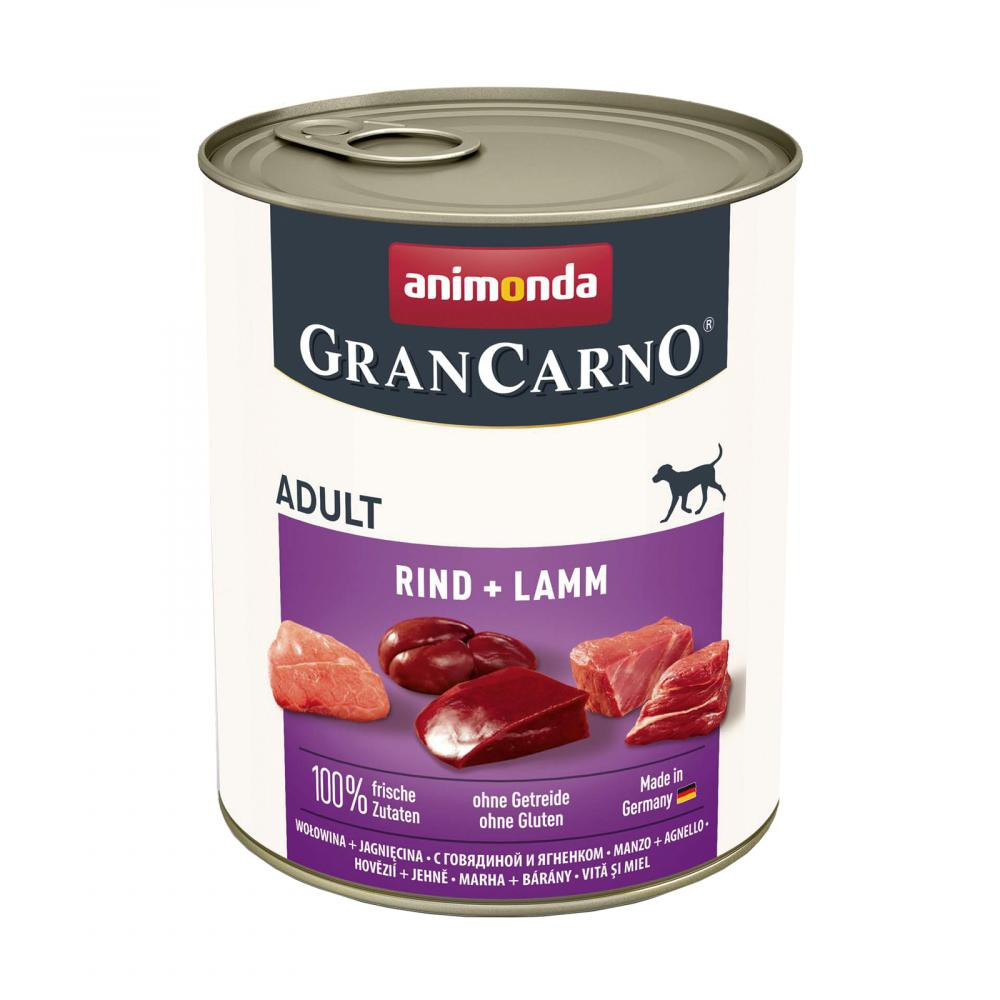 Animonda GranCarno Adult Beef Lamb 800 г (4017721827423) - зображення 1