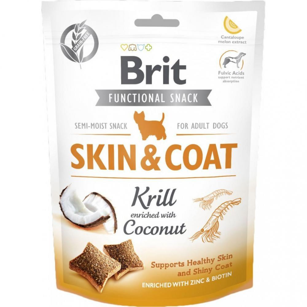 Brit Functional Snack Skin&Coat 150 г (111420/9963) - зображення 1