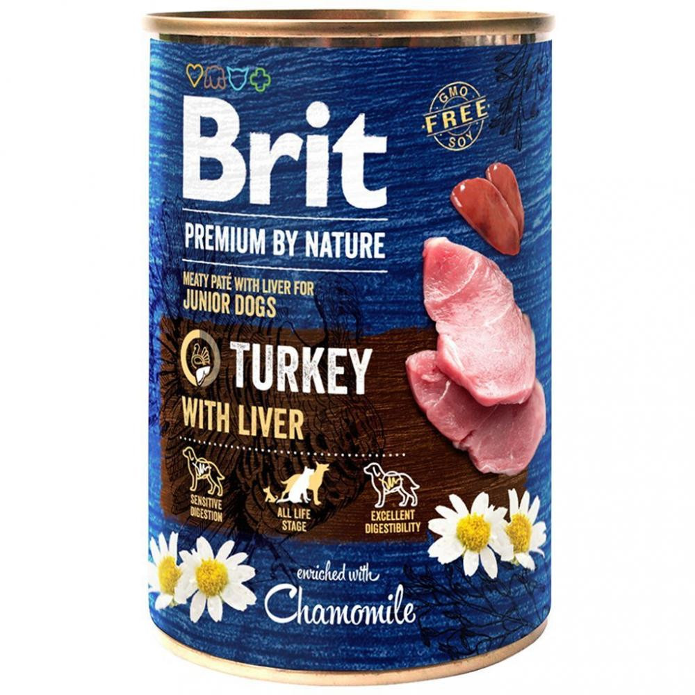 Brit Premium Junior Turkey with Liver 400 г (100408/8553) - зображення 1
