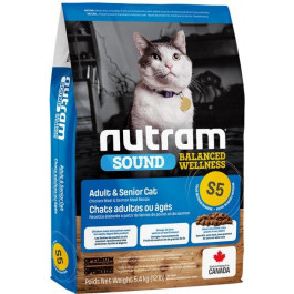 Nutram S5 Sound Balanced Wellness Adult & Senior 5,4 кг