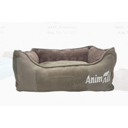 AnimAll Nena S Velours Beige Лежак для собак та котів, бежева 45x35x16 см (147327)