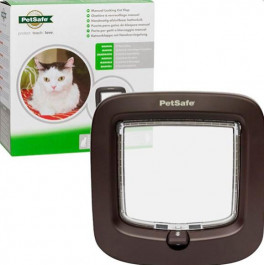 PetSafe Manual-Locking Cat Flap дверцы с механическим замком для кошек Коричневый PPA19-16731