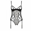 Passion LOVELIA CORSET black XXL / XXXL (SO4767) - зображення 5