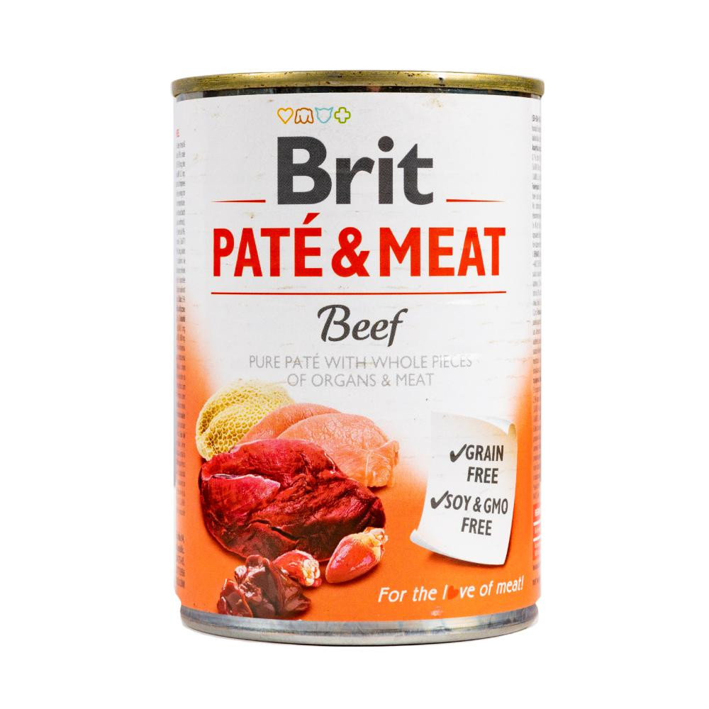 Brit Pate & Meat Beef 400 г (8595602530274) - зображення 1