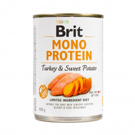 Brit Mono Protein Turkey & Sweet potato 400 г (100056)
