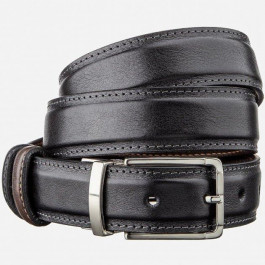 Grande Pelle Мужской ремень кожаный  11155 115-125 см Черный (leather-11155)