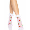 Leg Avenue Strawberry ruffle top anklets (SO8583) - зображення 2