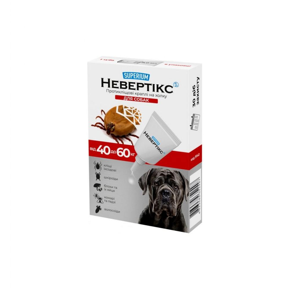 SUPERIUM Краплі для тварин  Nevertix Протикліщові для собак від 40 кг (9140) - зображення 1