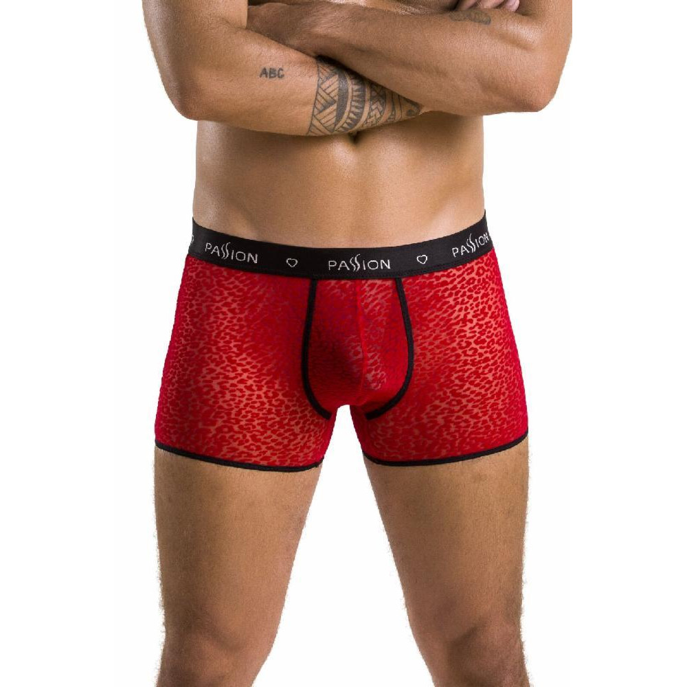 Passion 046 SHORT PARKER red L/XL - (SO7609) - зображення 1