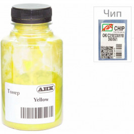 AHK Тонер+чип для OKI C310 /330 / 510 бутль 80г Yellow (1505440)