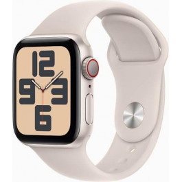 Apple Watch SE 2 GPS + Cellular 44mm Starlight Alu. Case w. Starlight S. Band S/M (MRGT3)