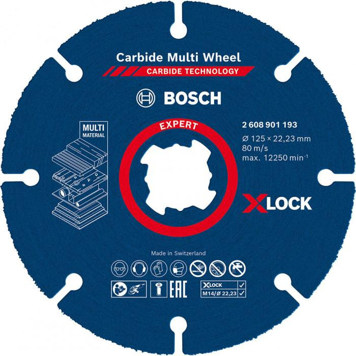 Bosch по дереву до КШМ X-LOCK Carbide 125x22,23 мм 2608901193 - зображення 1