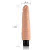 LoveToy Real Feel Cyberskin Vibrator Flesh 7,5" (310023) - зображення 5