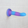 Addiction Rave - 8" Glow in the Dark Dildo - Blue Purple - зображення 7