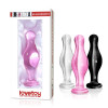 LoveToy 4.5" Glass Romance Dildo Pink (6452LVTOY542) - зображення 3