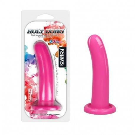 LoveToy Silicone Holy Dong Medium 5.5 ", Pink (6452LVTOY145) - зображення 1