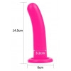 LoveToy Silicone Holy Dong Medium 5.5 ", Pink (6452LVTOY145) - зображення 4