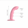 Strap-On-Me TAPPING DILDO WAVE - CORAL PINK (SO9622) - зображення 2