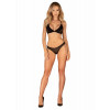 Obsessive Комплект  Latinesa 2-pcs set Black, XS/S (SO9780) - зображення 6