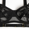 JSY Sexy Lingerie Комплект з декоративними ремінцями AZALIA "M" (JSY-3197-Black) - зображення 7