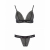 Passion Комплект белья GLAMISS SET black L/XL - Passion Exclusive (PS27101) - зображення 2