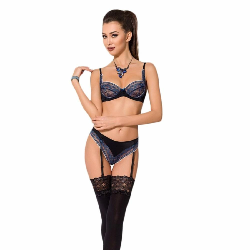 Passion GISELE SET black L/XL Exclusive (PS24607) - зображення 1