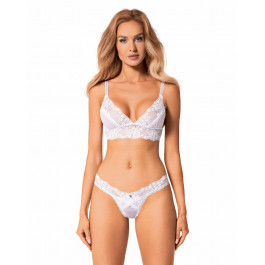   Obsessive Вишуканий комплект  Heavenlly 2-pcs set White XS/S (SO8172)