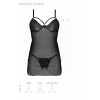 Passion Пеньюар  DROSERA BODY black S/M - ECO (SX0474) - зображення 5