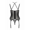 Passion Корсет  DROSERA CORSET black L/XL - ECO - зображення 4