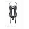 Passion Корсет  DROSERA CORSET black L/XL - ECO - зображення 5