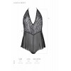 Passion Боді  LEAFA BODY black S/M - ECO - зображення 5