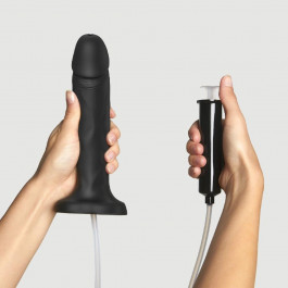   Strap-On-Me SQUIRTING CUM DILDO REALISTIC Black XL (SO9017)