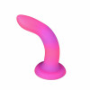 Addiction Rave - 8" Glow in the Dark Dildo - Pink Purple (SO6850) - зображення 4