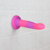 Addiction Rave - 8" Glow in the Dark Dildo - Pink Purple (SO6850) - зображення 6