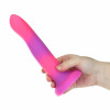 Addiction Rave - 8" Glow in the Dark Dildo - Pink Purple (SO6850) - зображення 9