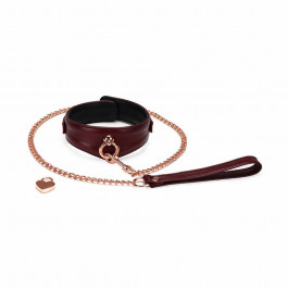   Liebe Seele Wine Red Curved Collar (SO9463)