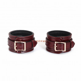 Liebe Seele Wine Red Anklecuffs (SO9453)