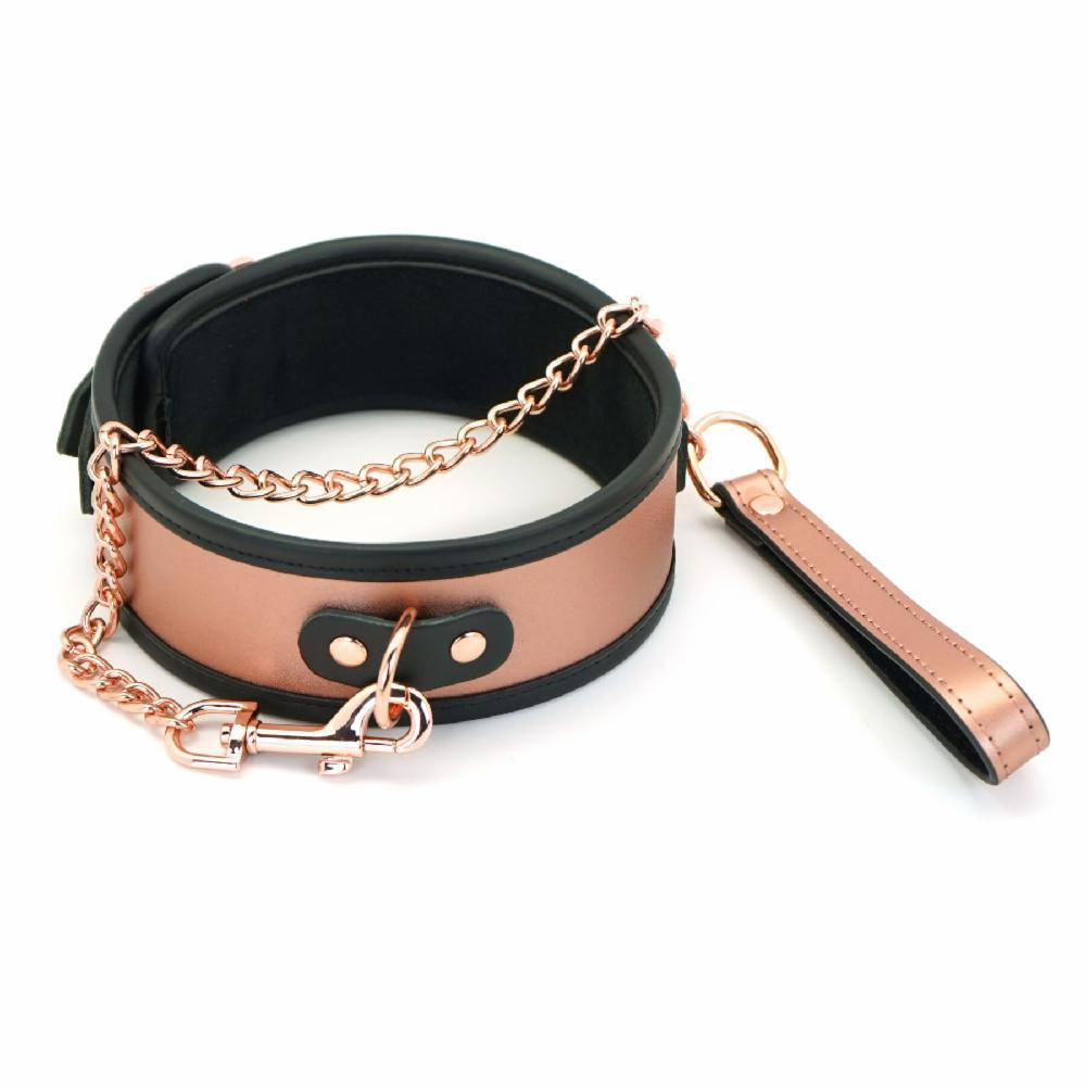 Liebe Seele Rose Gold Memory Collar with Leash (SO9494) - зображення 1