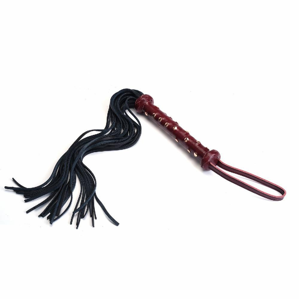 Liebe Seele Wine Red Studded Flogger (SO9466) - зображення 1