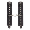 Slash Leather Double Fix Leg Cuffs, Black (SL281403) - зображення 2