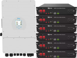   Deye SUN-8K-SG01LP1-EU-6DY14.4K-LFP 8kW 14.4kWh 6BAT LiFePO4 6000 циклів